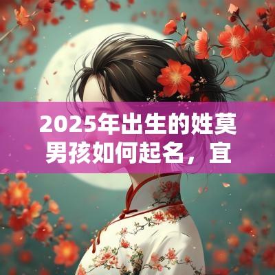 2025年出生的姓莫男孩如何起名,宜用什么字 2025年出生的姓莫男孩如何起名,宜用什么字