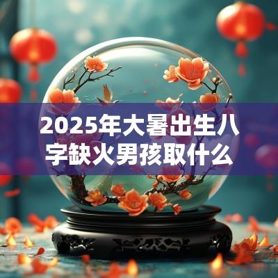 2025年大暑出生八字缺火男孩取什么名字好？
