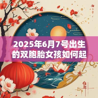 2026年6月7号出生的双胞胎女孩如何起名好，五行属什么？