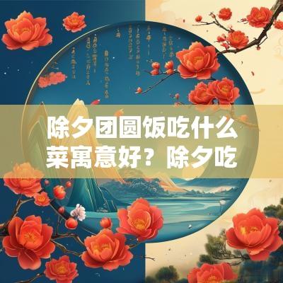 除夕团圆饭吃什么菜寓意好?除夕吃年夜饭有什么讲究? 除夕团圆饭吃什么菜寓意好?除夕吃年夜饭有什么讲究?