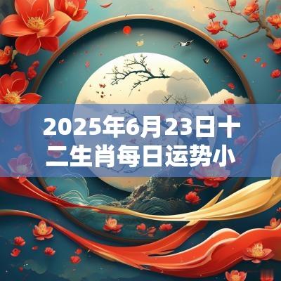 2025年6月23日十二生肖每日运势小运播报