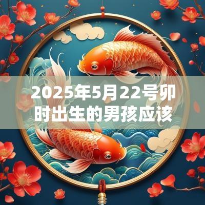 2025年5月22号卯时出生的男孩应该起什么样的名字 2025年5月22号卯时出生的男孩应该起什么样的名字