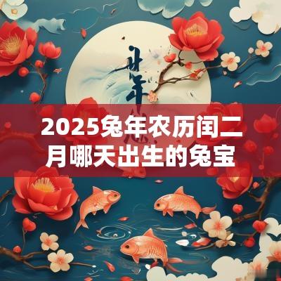 2025蛇年农历闰二月哪天出生的兔宝宝最好？