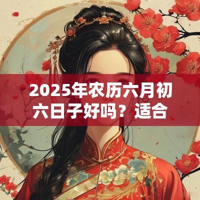 2025年农历六月初六日子好吗？适合烧香祈福吗？