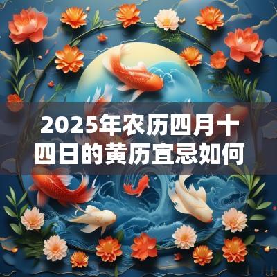 2025年农历四月十四日的黄历宜忌如何,能签约吗? 2025年农历四月十四日的黄历宜忌如何,能签约吗?
