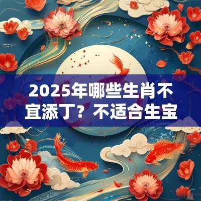 2025年哪些生肖不宜添丁?不适合生宝宝的属相 2025年哪些生肖不宜添丁?不适合生宝宝的属相