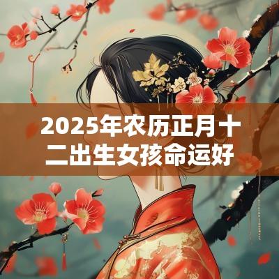 2025年农历正月十二出生女孩命运好不好？