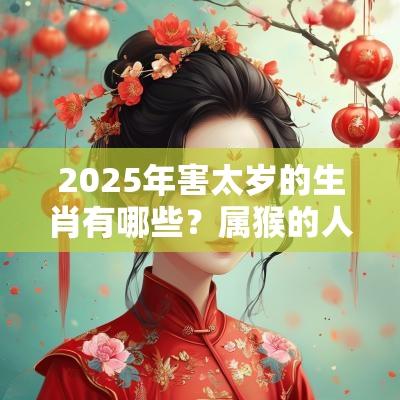 2025年害太岁的生肖有哪些？属猴的人2025年害太岁吗？