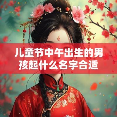 儿童节中午出生的男孩起什么名字合适 儿童节中午出生的男孩起什么名字合适