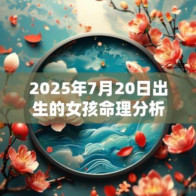 2025年7月20日出生的女孩命理分析 性格怎么样? 2025年7月20日出生的女孩命理分析 性格怎么样?