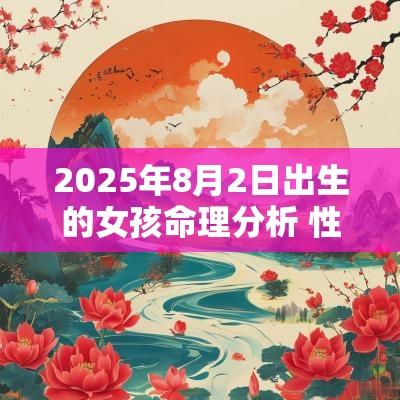 2025年8月2日出生的女孩命理分析 性格怎么样？