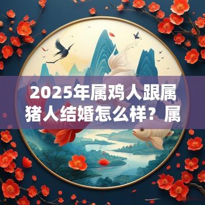 2025年属鸡人跟属猪人结婚怎么样?属鸡人性格怎么样? 2025年属鸡人跟属猪人结婚怎么样?属鸡人性格怎么样?
