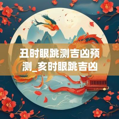 丑时眼跳测吉凶预测_亥时眼跳吉凶