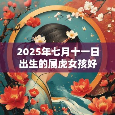 2025年七月十一日出生的属虎女孩好吗？命理如何？