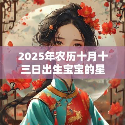 2025年农历十月十三日出生宝宝的星座是什么
