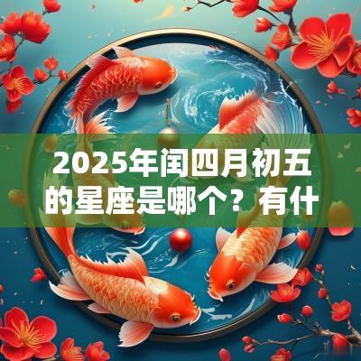 2025年闰四月初五的星座是哪个？有什么传说故事？