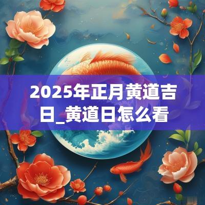 2025年正月黄道吉日_黄道日怎么看 2025年正月黄道吉日_黄道日怎么看