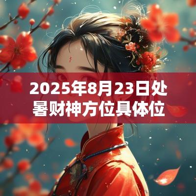 2025年8月23日处暑财神方位具体位置解析！