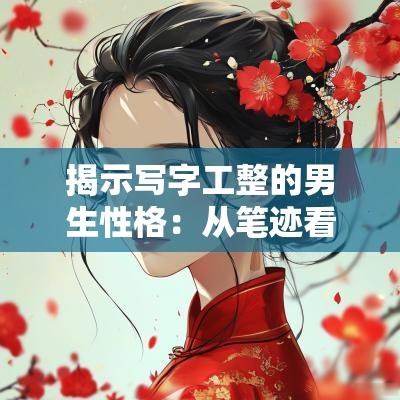 揭示写字工整的男生性格:从笔迹看能力与个性 揭示写字工整的男生性格:从笔迹看能力与个性