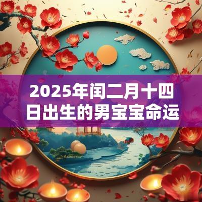 2025年闰二月十四日出生的男宝宝命运怎么样? 2025年闰二月十四日出生的男宝宝命运怎么样?