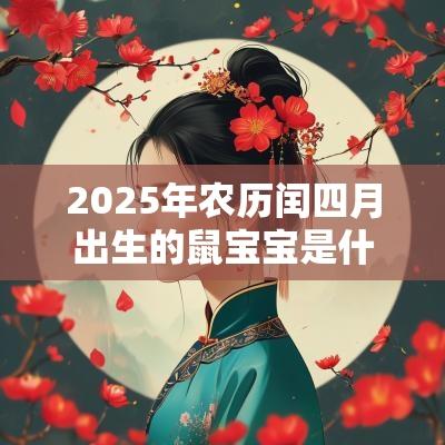 2025年农历闰四月出生的鼠宝宝是什么命？命运如何？