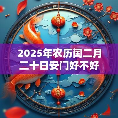 2025年农历闰二月二十日安门好不好？