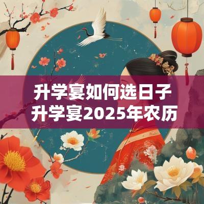 升学宴如何选日子 升学宴2025年农历七月份哪天好