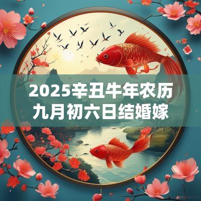 2026辛丑马年农历九月初六日结婚嫁娶好不好？
