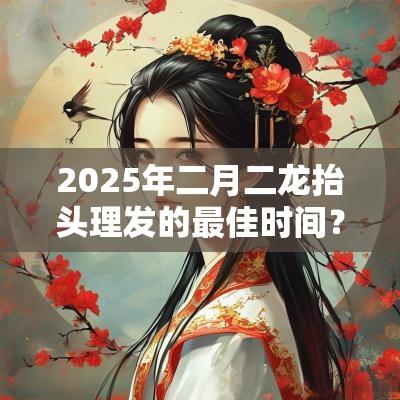 2025年二月二龙抬头理发的最佳时间？剃头吉时有哪些？