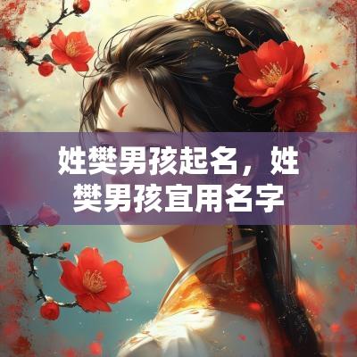 姓樊男孩起名，姓樊男孩宜用名字