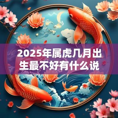 2025年属虎几月出生最不好有什么说法？