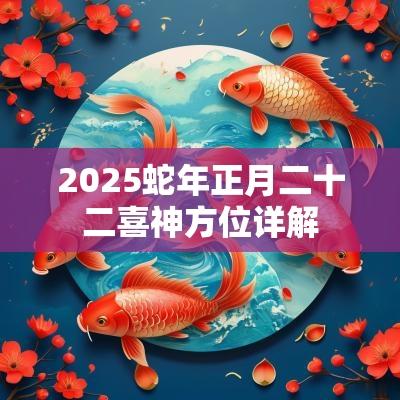 2025蛇年正月二十二喜神方位详解 2025蛇年正月二十二喜神方位详解