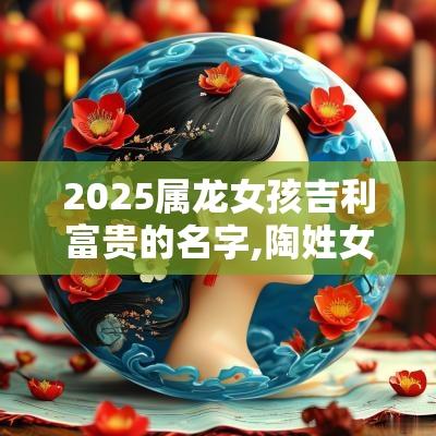 2025属龙女孩吉利富贵的名字,陶姓女孩名字寓意好名