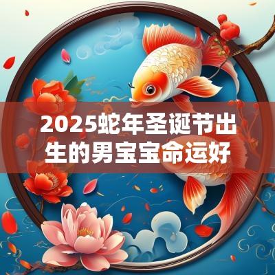 2025蛇年圣诞节出生的男宝宝命运好不好?是什么性格? 2025蛇年圣诞节出生的男宝宝命运好不好?是什么性格?