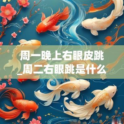 周一晚上右眼皮跳_周二右眼跳是什么预兆 周一晚上右眼皮跳_周二右眼跳是什么预兆