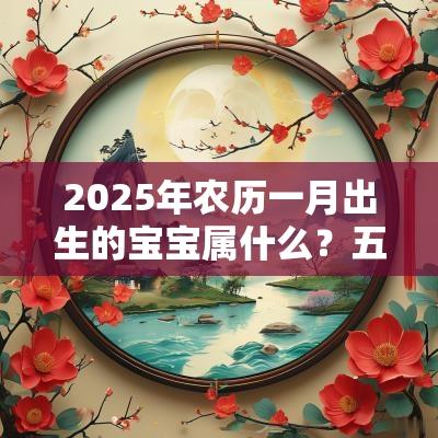 2025年农历一月出生的宝宝属什么？五行有缺失吗