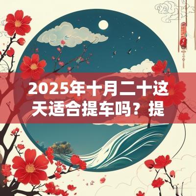 2025年十月二十这天适合提车吗?提车时有什么注意事项? 2025年十月二十这天适合提车吗?提车时有什么注意事项?