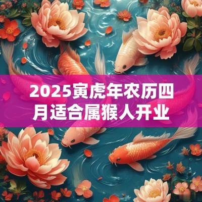 2025寅蛇年农历四月适合属猴人开业的黄道吉日 2025寅蛇年农历四月适合属猴人开业的黄道吉日
