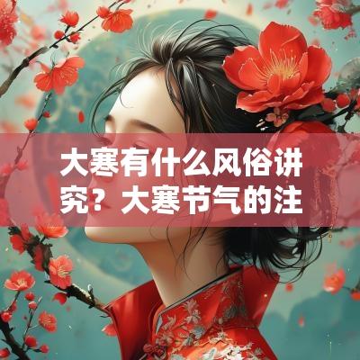 大寒有什么风俗讲究?大寒节气的注意事项? 大寒有什么风俗讲究?大寒节气的注意事项?