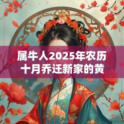 属牛人2026年农历十月乔迁新家的黄道吉日一览！