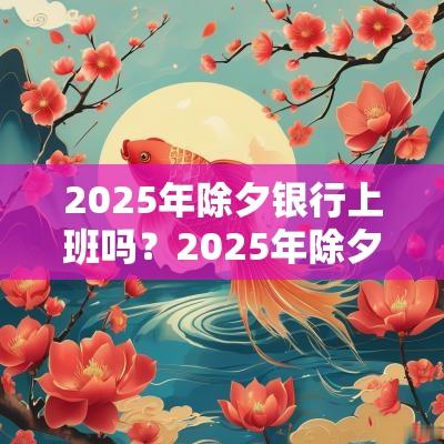 2025年除夕银行上班吗？2025年除夕银行可以办理业务吗？