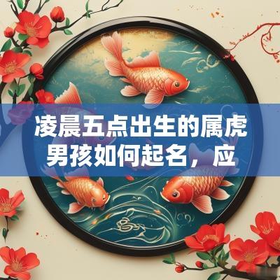 凌晨五点出生的属虎男孩如何起名,应用什么字。 凌晨五点出生的属虎男孩如何起名,应用什么字。