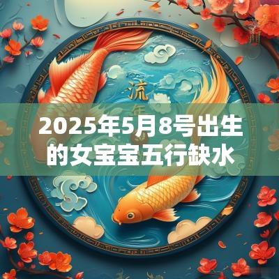2025年5月8号出生的女宝宝五行缺水要怎么起名字