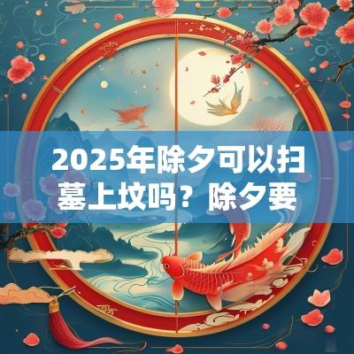 2025年除夕可以扫墓上坟吗？除夕要祭祖吗？