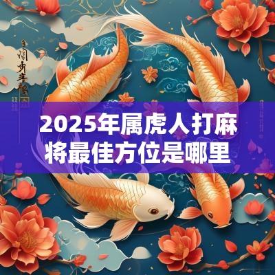 2025年属虎人打麻将最佳方位是哪里?属虎人2025年财运如何? 2025年属虎人打麻将最佳方位是哪里?属虎人2025年财运如何?
