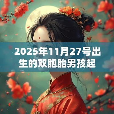 2025年11月27号出生的双胞胎男孩起名方法，五行属什么
