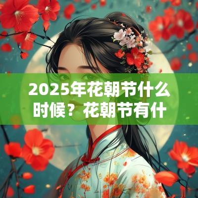2025年花朝节什么时候？花朝节有什么节日历史典故？