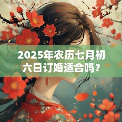 2025年农历七月初六日订婚适合吗? 2025年农历七月初六日订婚适合吗?