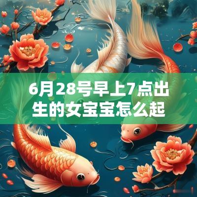 6月28号早上7点出生的女宝宝怎么起名字