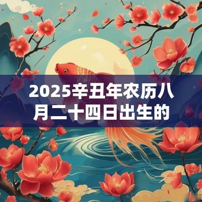 2025辛丑年农历八月二十四日出生的男孩命运如何？